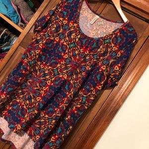 Lularoe multicolored classic t